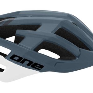 One | MTB Race Fietshelm Verstelbaar Grijs/Wit Maat 57-61 cm (M/L)