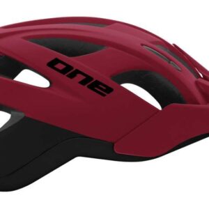 One | Trail Pro Fietshelm Verstelbaar Bordeaux/Zwart Maat 55-58 cm (M)