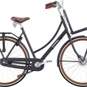 Popal | Dames Transportfiets Daily Dutch Prestige 28 Inch 59 cm 3V Terugtraprem Petrolblauw