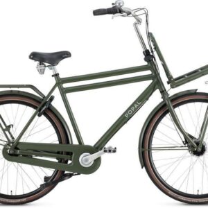 Popal | Heren Transportfiets Daily Dutch Prestige 28 Inch 61 cm 7V Rollerbrake Legergroen