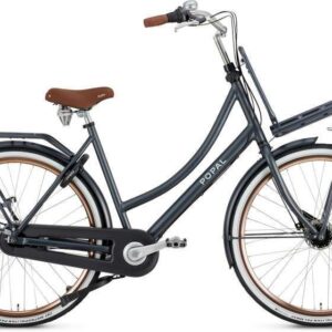 Popal | Dames Transportfiets Daily Dutch Prestige 28 Inch 59 cm 7V Rollerbrake Petrolblauw