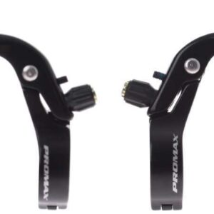 remgrepenset V-brake 2-vinger 2-delig zwart
