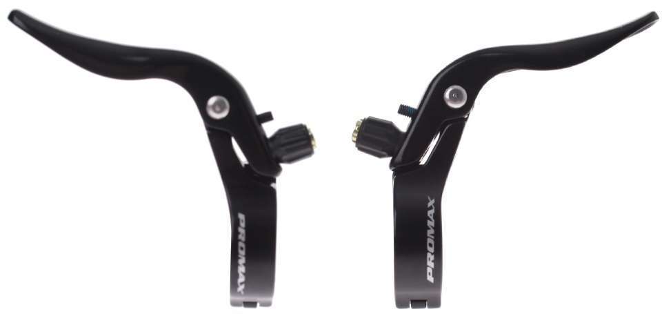 remgrepenset V-brake 2-vinger 2-delig zwart