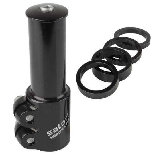 Hoogte Adapter Heads Up 4 28,6 / 117 / 28,6 mm Zwart