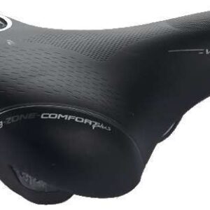 Selle Bassano | Bigcity Volare 3 Zone Comfort Plus zadel zwart