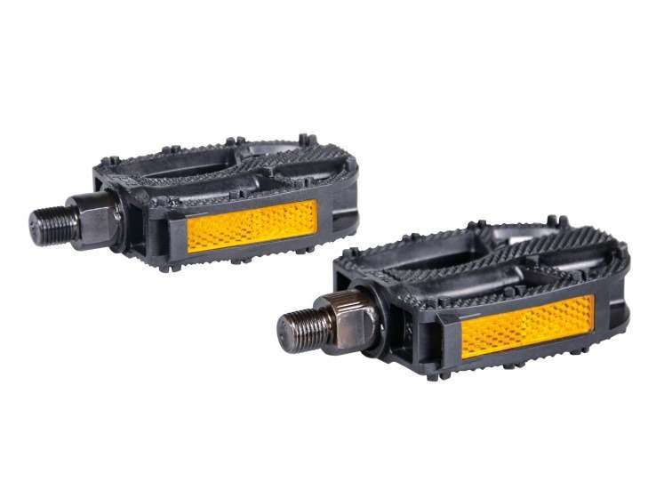 Simson | Pedalen Kids Small 1/2 inch reflectie zwart per set