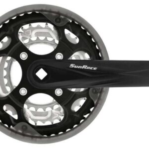SunRace | Crankstel FCM300 28-38-48T 170 mm zwart/zilver