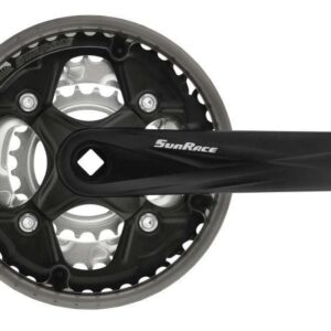 SunRace | Crankstel FCM500 24-34-42T 170 mm zwart/zilver