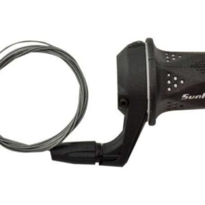SunRace | Draaiversteller rechts 7S 2100 mm derailleur grijs