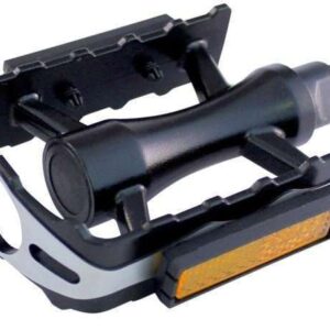 Union | Platformpedaal mtb 600 9/16 inch reflector zwart set