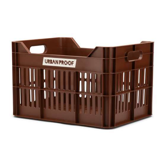 Urban Proof | Click Fietskrat 30 liter Gerecycled Kunststof Deep Brown