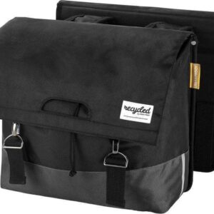 Urban Proof | Dubbele Fietstas Gerecycled Pet 40 liter Black