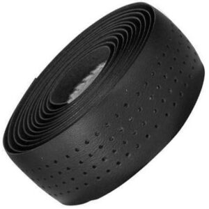 Velox | Stuurlint geperforeerd 190 cm 2 stuks mat zwart