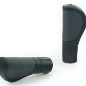 Widek | Handvatten City Comfort 120 mm rubber grijs 2 stuks
